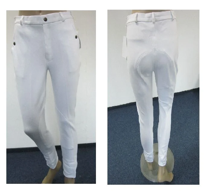 Pantaloni Calarie Barbat Alb 48 Gcm1