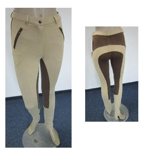 Pantaloni Calarie Dama Bej/Maro 36 Brc027