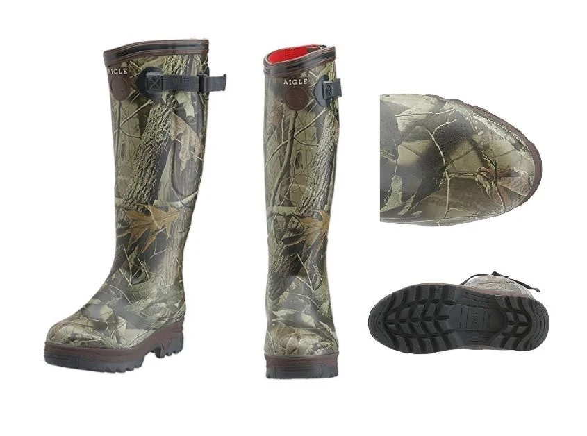 Aigle Cizme Vanatoare Parcours Camouflage Barb 44 85090