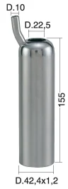 Mip Suport Inox Pt. Manson 42,4 X 1,2 X 155 Diam.22.5 4208191