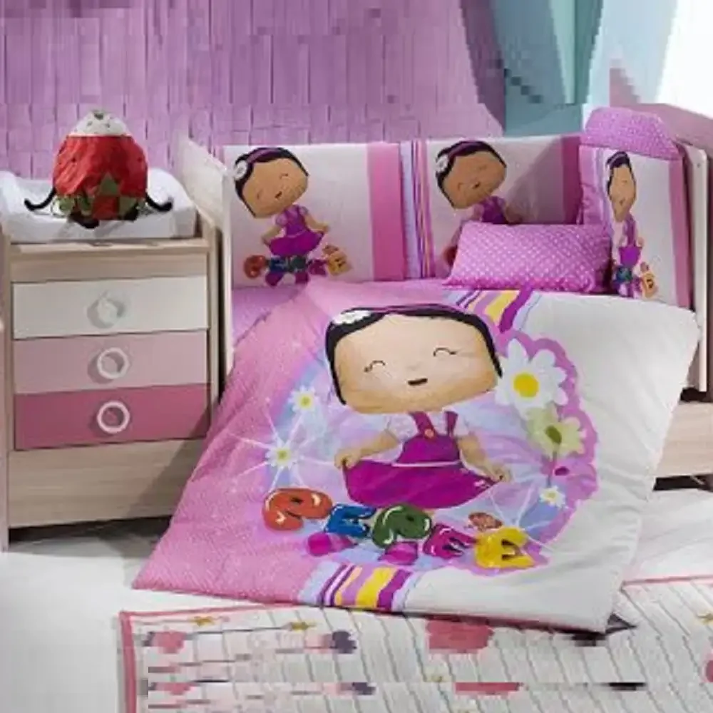 Set Lenjerie Din Bumbac, Pentru Bebe, 150 cm