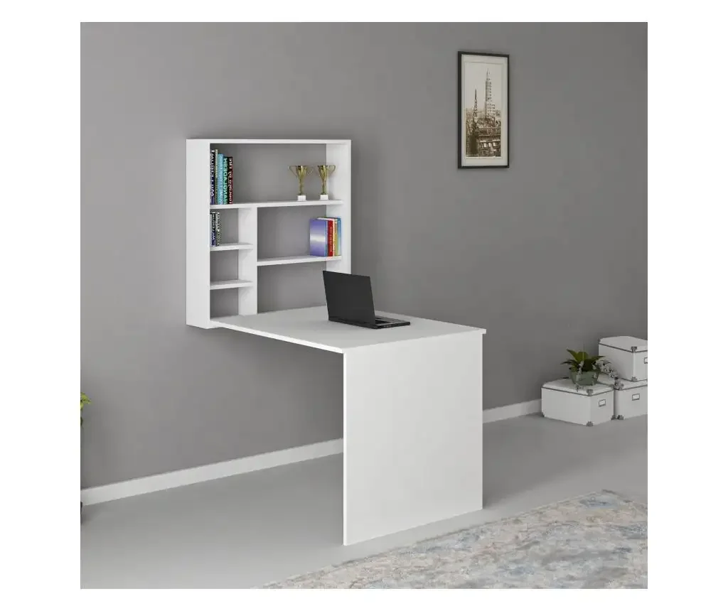Resigilat: Birou Suspendat Pliabil Ride Homs 90 x 154.2 x 59 cm, Alb