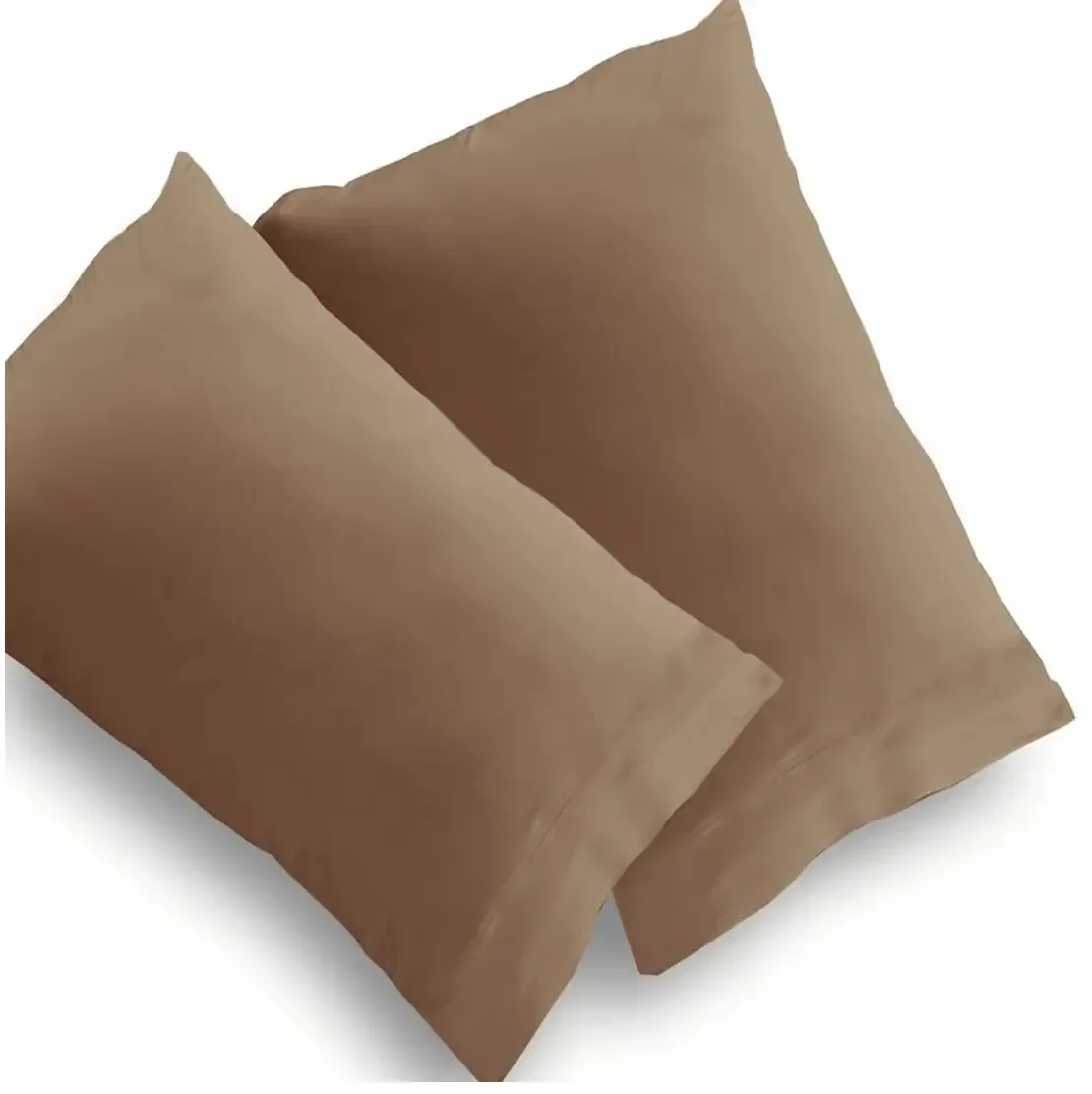 Set huse pentru perne  culoare maro 70x50 cm