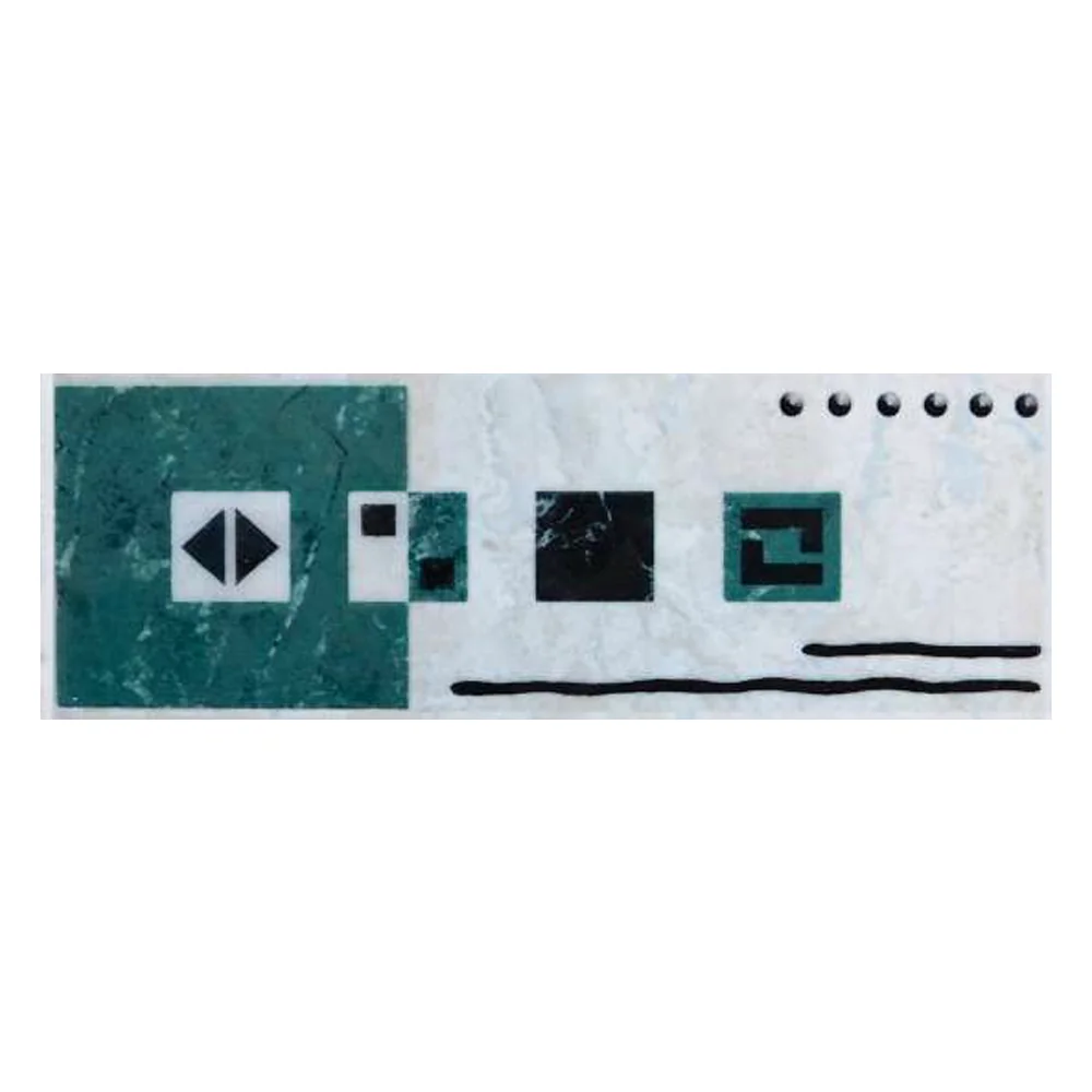 Brau Decorativ Faianta Baie / Bucatarie Zafra Verde 7.5 X 20