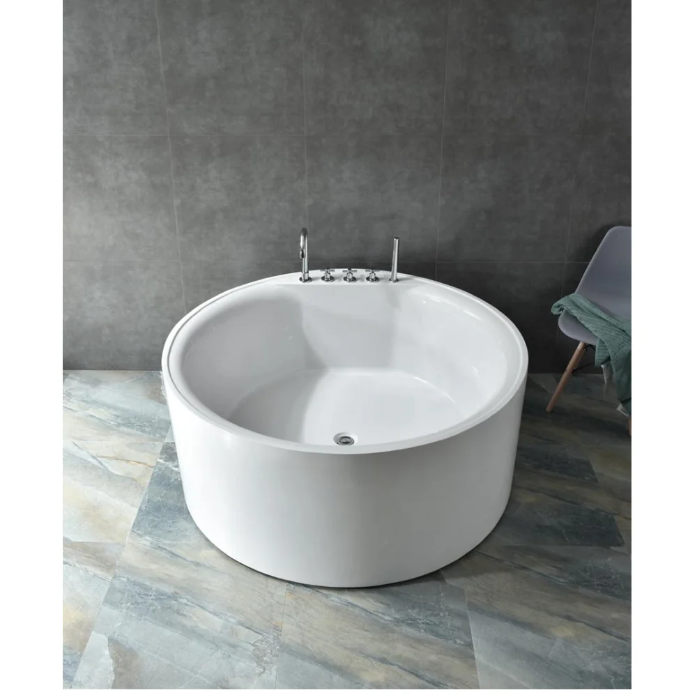Cada Baie Freestanding Bella WB-838 Acril 160 x 160 x 58 cm Alb