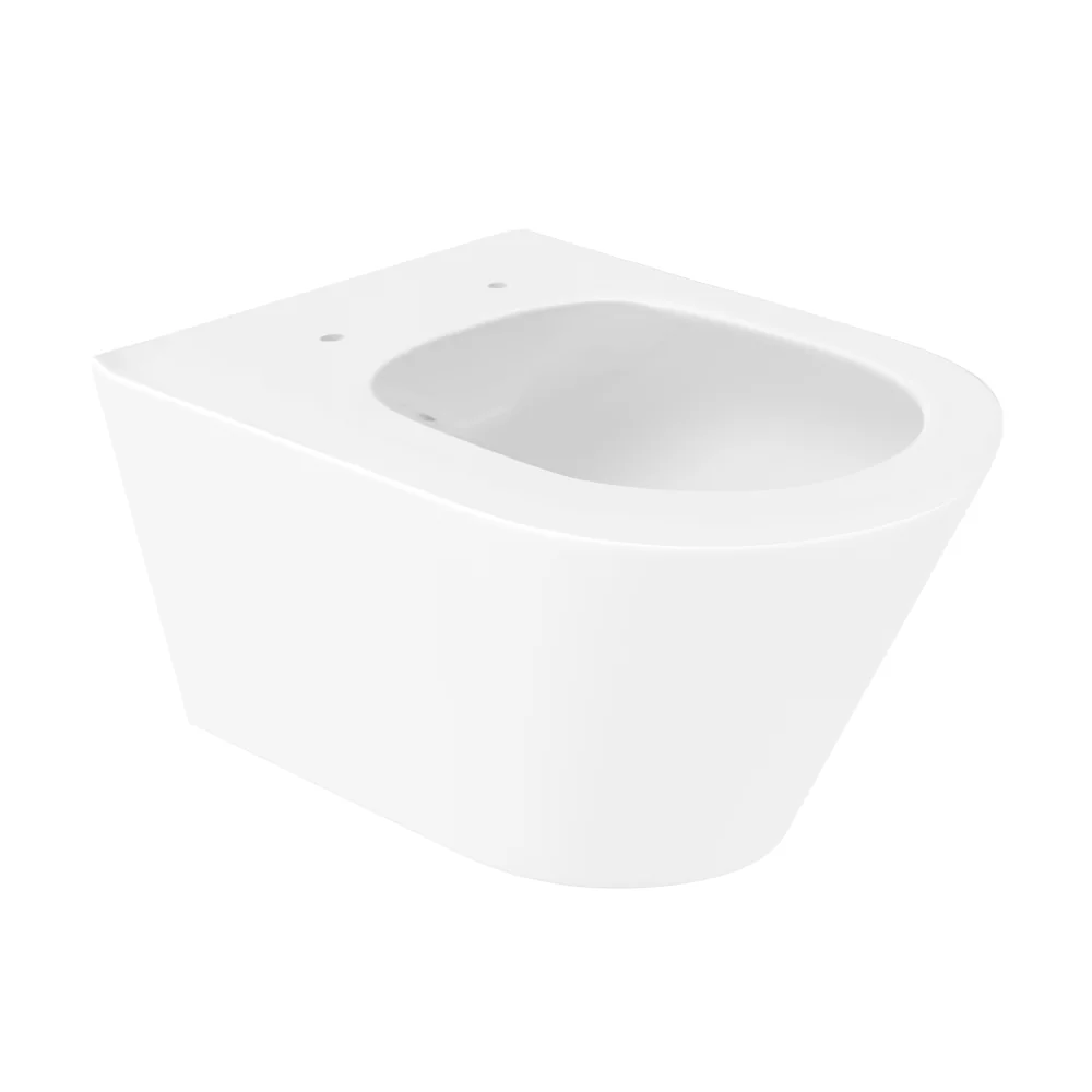 Vas WC Suspendat Celesta Ava 53 x 35.5 cm Fara Margini Ceramica Alb Mat