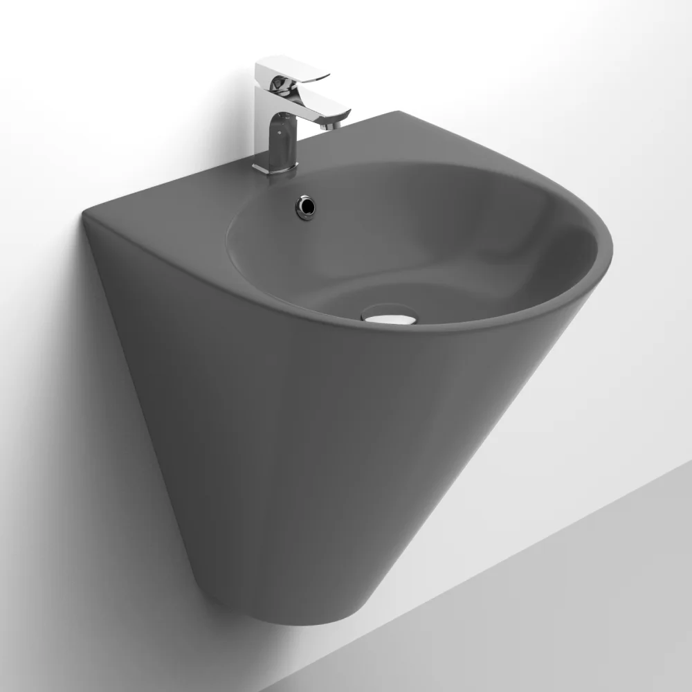 Lavoar Baie Suspendat Celesta Egea 52.5 x 48 x 58 cm Anthracite