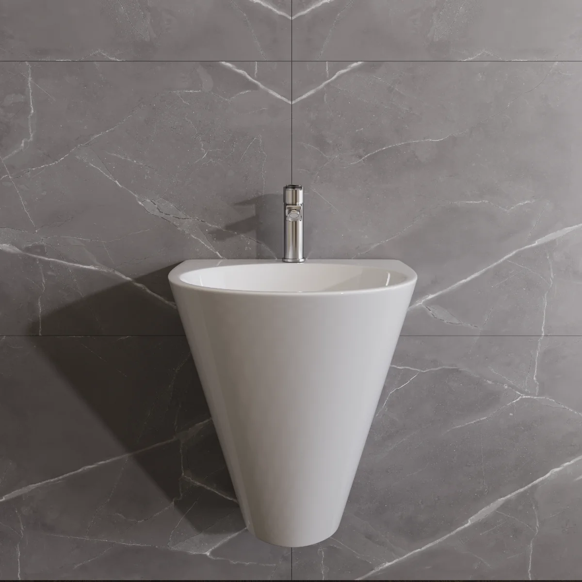 Lavoar Baie Suspendat Celesta Egea 48 cm (48x58x52.5) Alb
