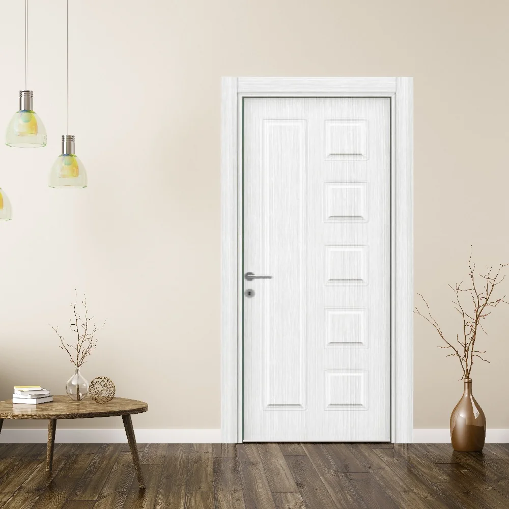 Usa De Interior Din MDF Lacuit Premia 1036 Model L 009 Alba 2010/800 mm