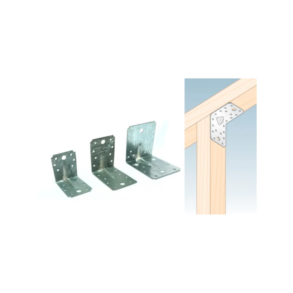 Vinclu De Imbinare Pentru Lemn 105 X 105 Mm Cu Nervura