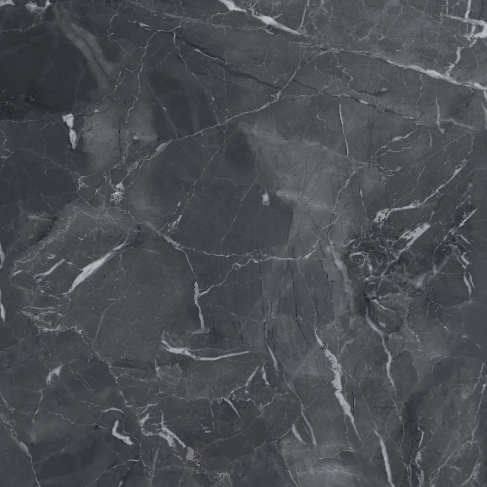 Gresie Exterior / Interior Portelanata Black Marble 58 x 58 cm Lucioasa Rectificata Tip Marmura