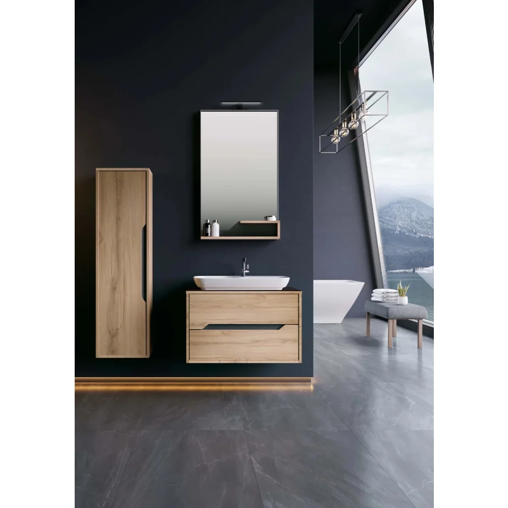 Set Mobilier Baie Orka Galia Suspendat 3 Piese Legnano 100 cm