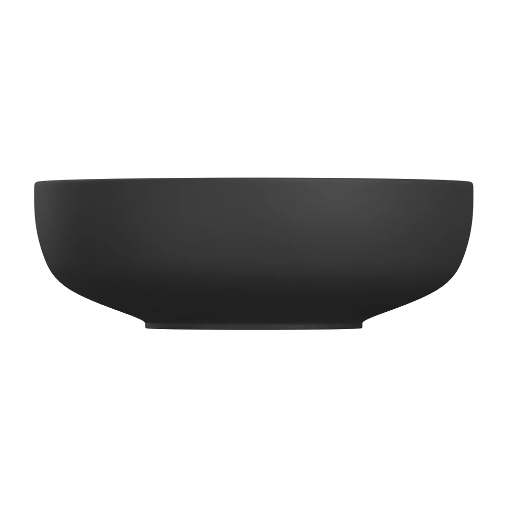 Lavoar Baie Pe Blat Celesta Luna 42 x 42 x 13 Cm Ceramica Antracit Mat