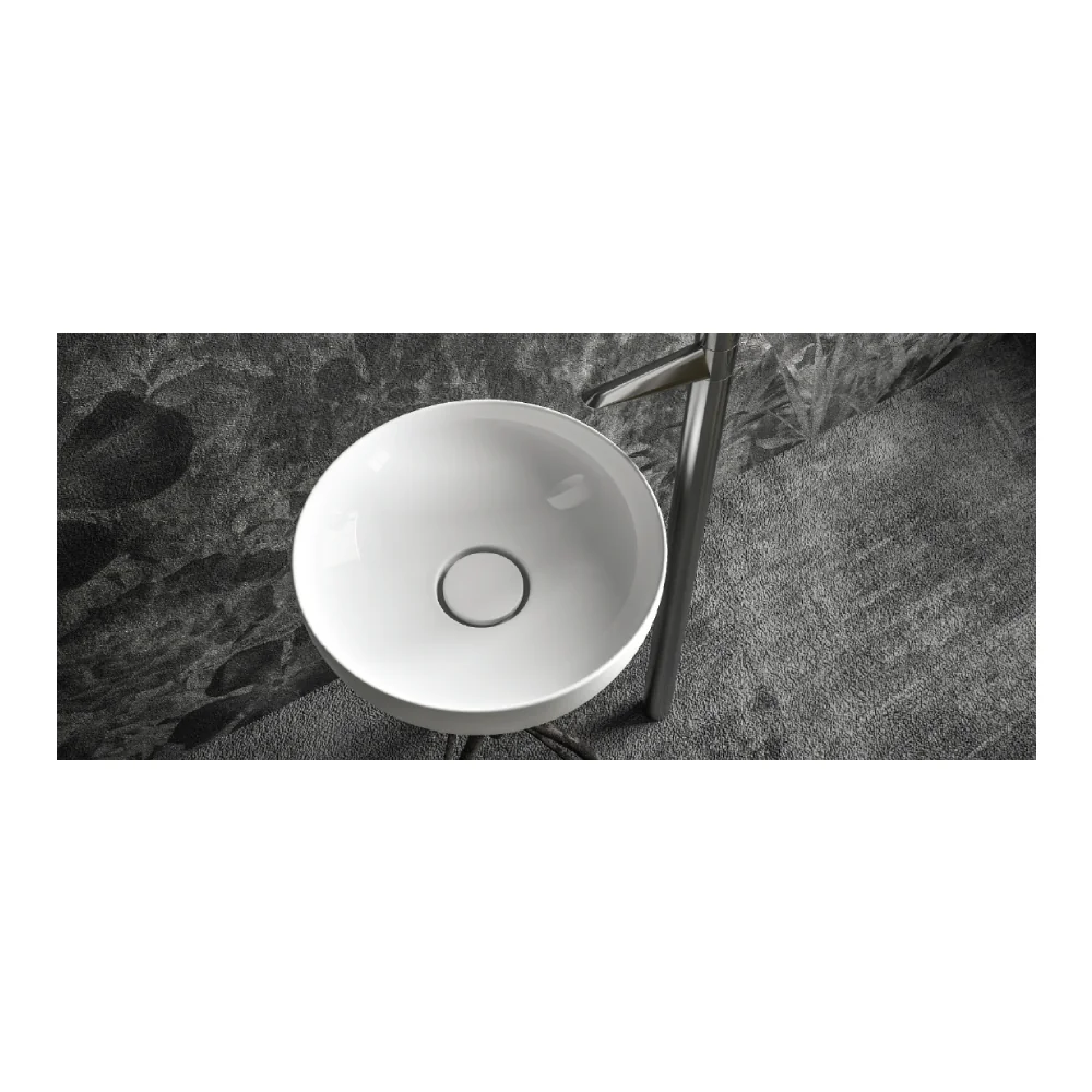 Lavoar Baie Pe Blat Celesta Luna 42 x 42 x 13 Cm Ceramica Alb