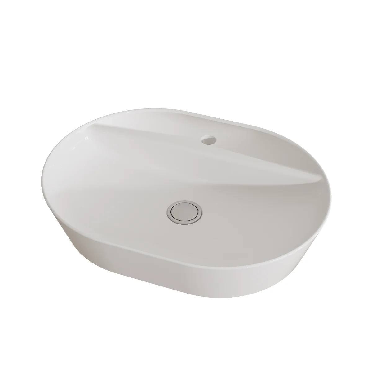 Lavoar Pe Blat Alb Celesta Vista 60 x 45 x 11.5 cm Ceramica