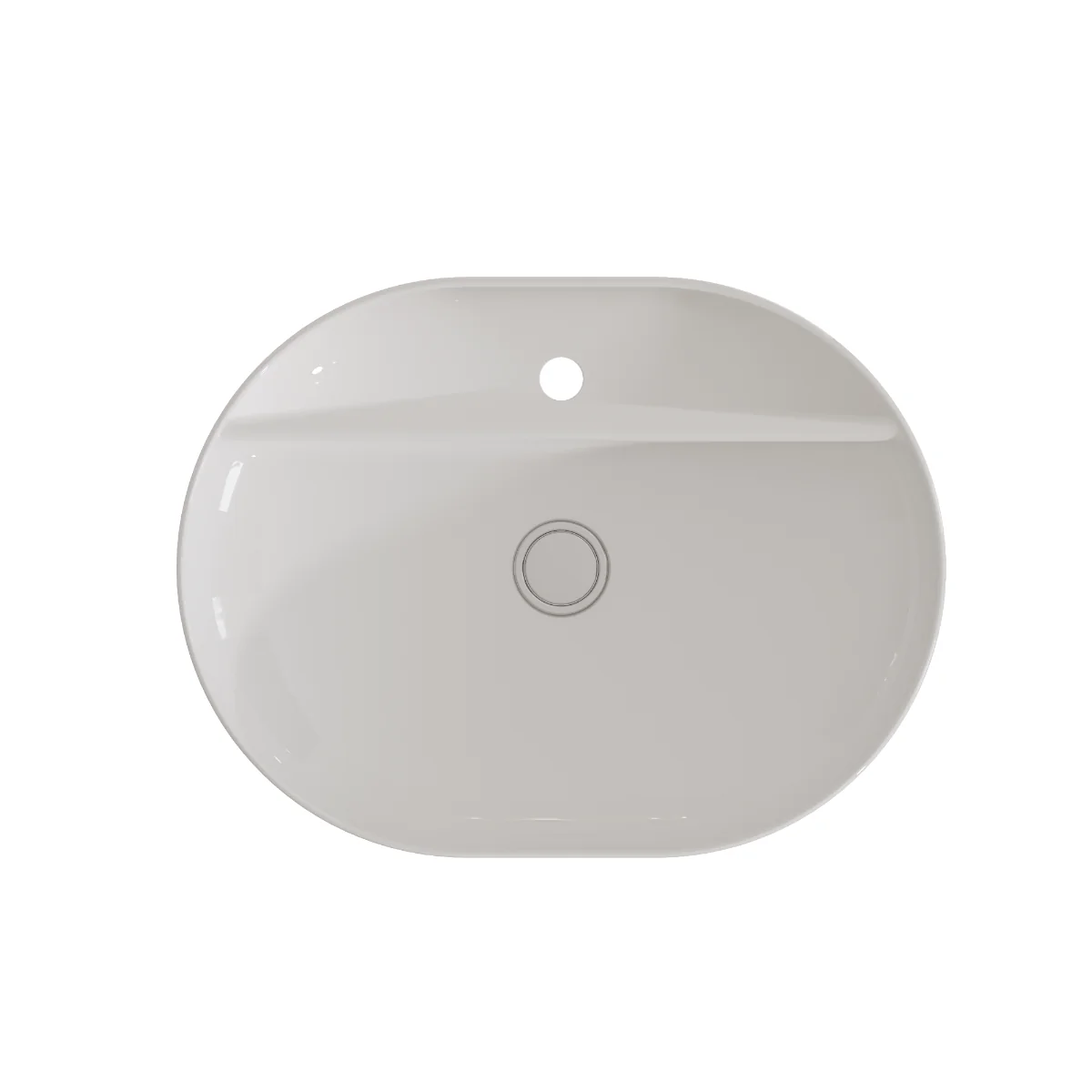 Lavoar Pe Blat Alb Celesta Vista 60 x 45 x 11.5 cm Ceramica