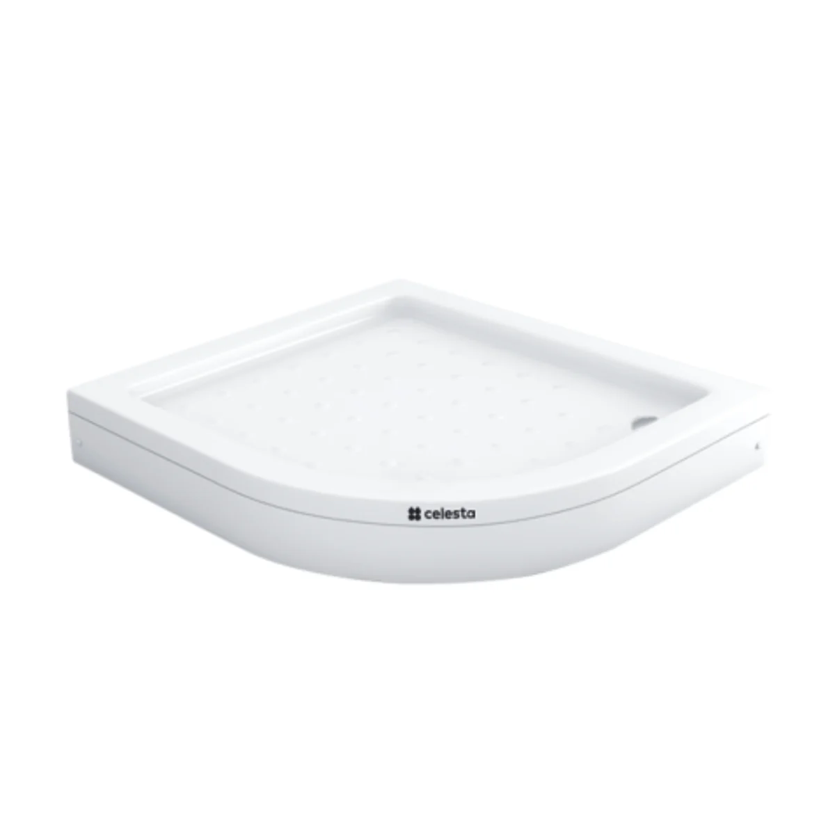 Cadita De Dus Semirotunda Celesta Acril 90 x 90 x 15 cm