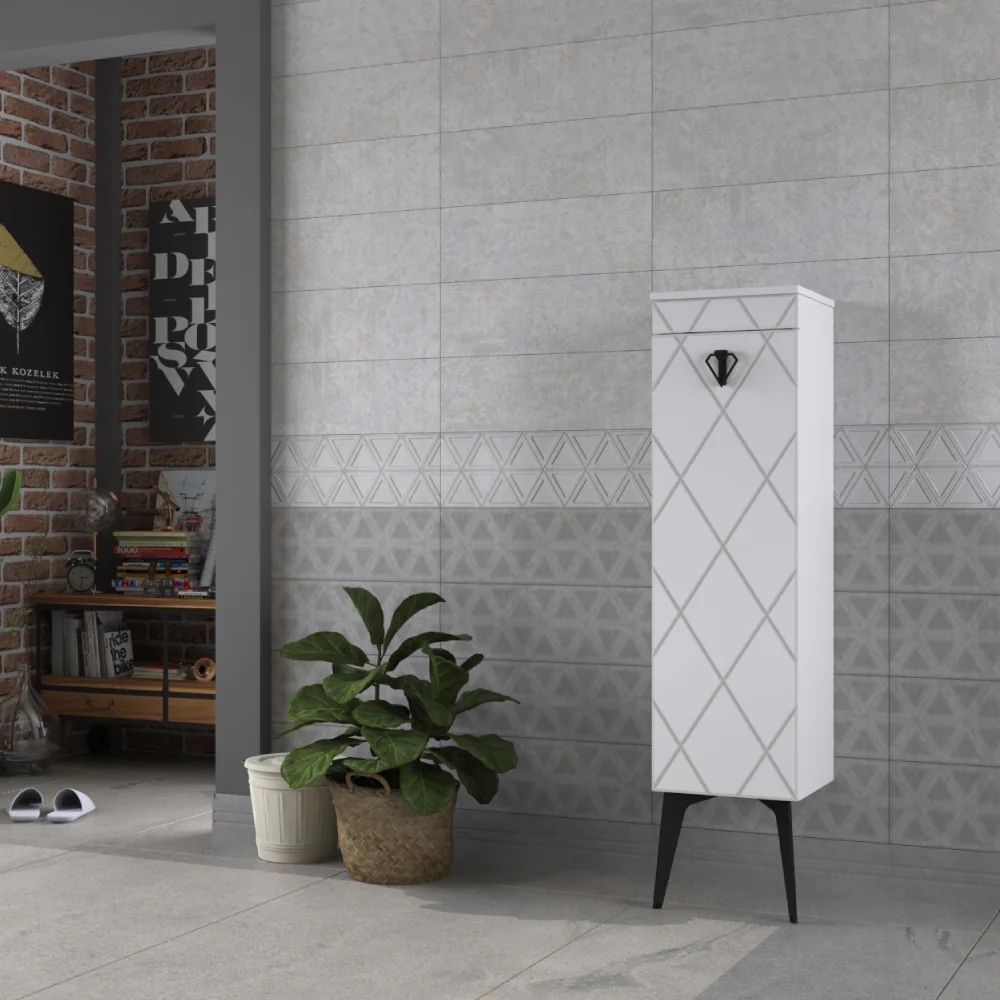 Dulap Soldat Baie Cosmos Alb 35x145 Cm