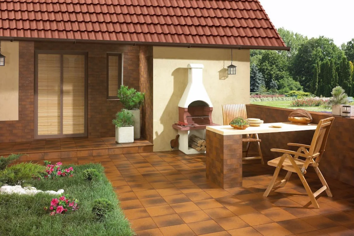 Klinker Piedestal Scara Stanga Structural Semir Beige Portelanat 8.1 x 30