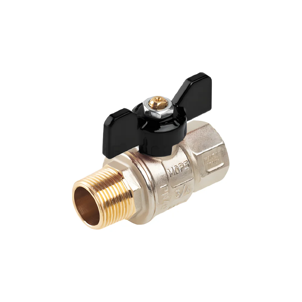 Robinet Sfera Apa Uragano M/F 1/2'' Fluture Negru Tiemme
