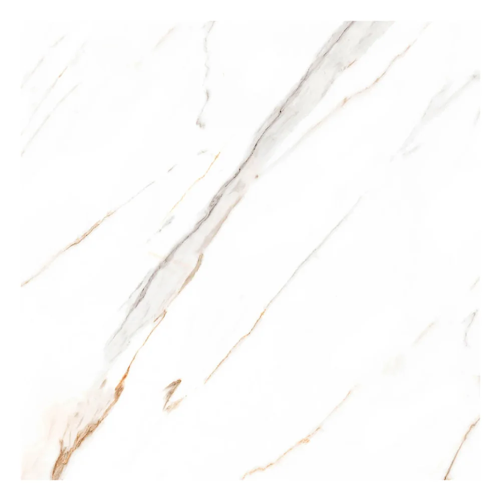 Gresie Portelanata Exterior / Interior Carrara Bianco 60 x 60 cm Lucioasa Rectificata Tip Marmura