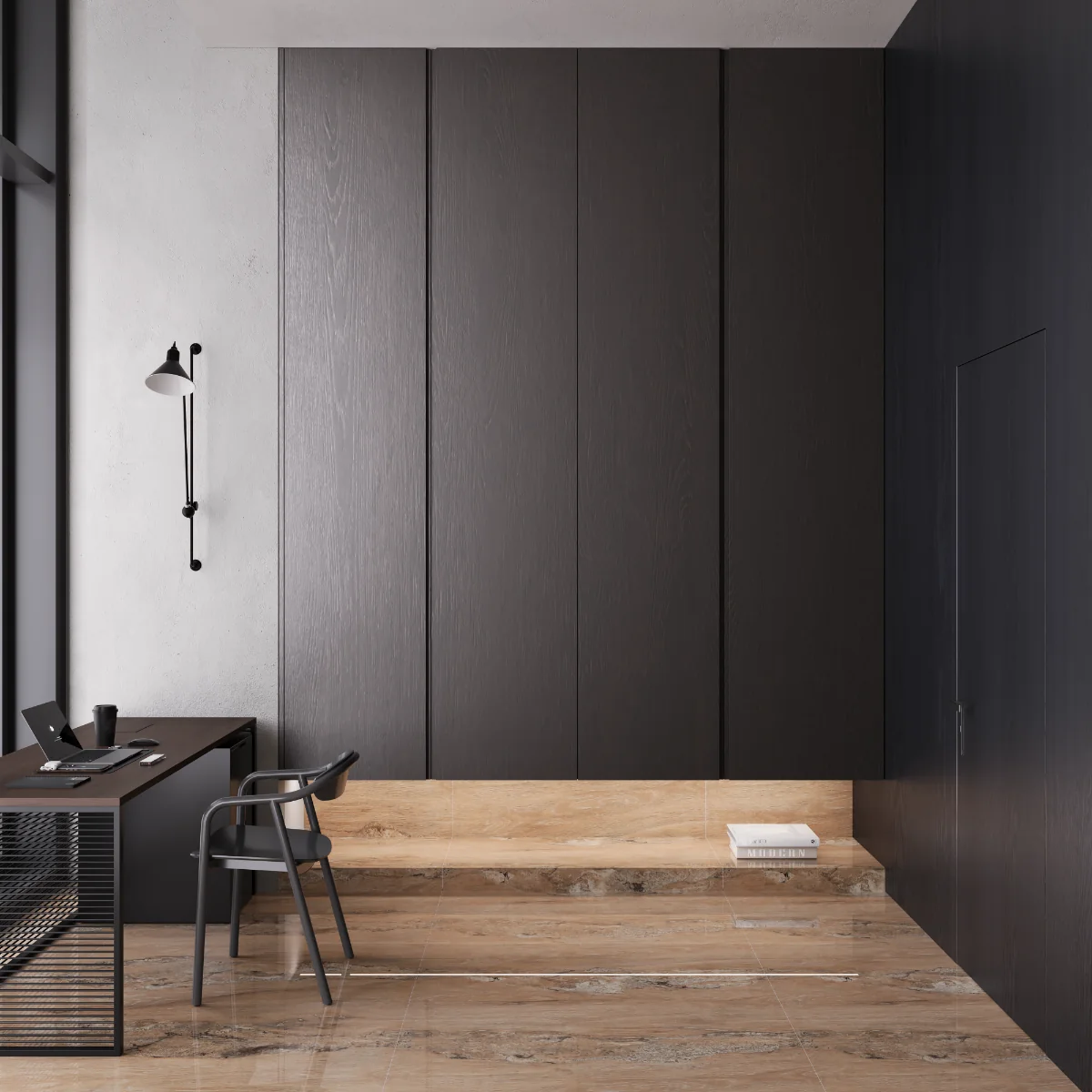 Gresie Tip Parchet Exterior / Interior Karvel Wood Brown 60 X 120 Cm Lucioasa Portelanata Rectificata