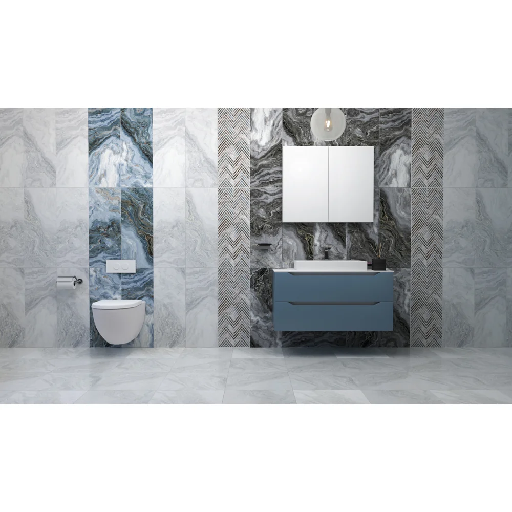 Faianta Rectificata Azul Blue 30 x 75 Lucioasa