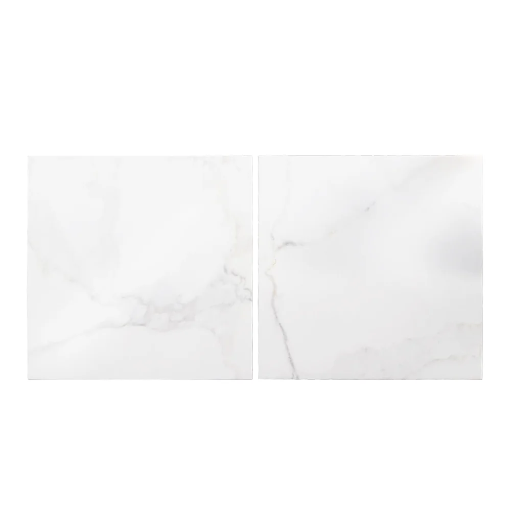 Gresie Exterior / Interior Portelanata Benicarlo White 45 x 45 cm Lucioasa Tip Marmura