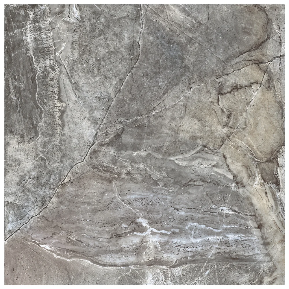 Gresie Exterior / Interior Portelanata Saler Grigio 45 x 45 cm Lucioasa Tip Marmura