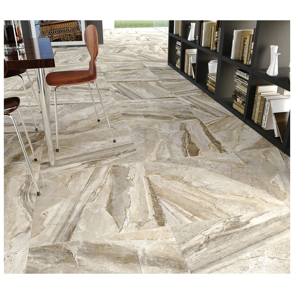 Gresie Exterior / Interior Portelanata Saler Grigio 45 x 45 cm Lucioasa Tip Marmura