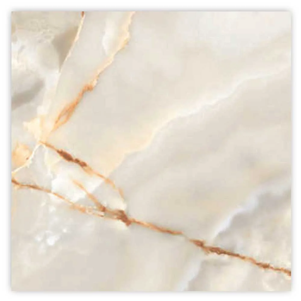 Gresie Exterior / Interior Porțelanată Lasa Gold 80 x 80 cm Lucioasă Rectificată Tip Marmură
