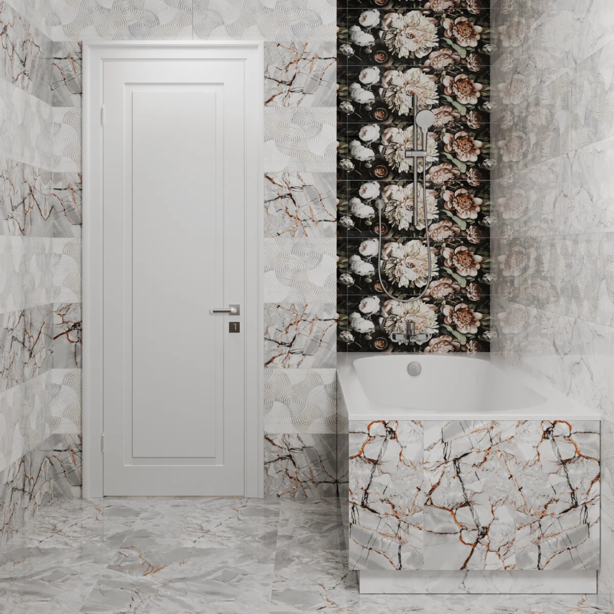 Faianta Rectificata Isabella White 30 x 75 Lucioasa