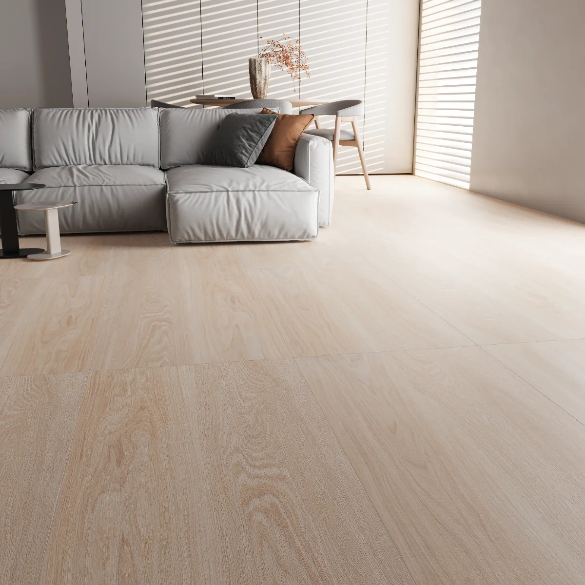 Gresie Tip Parchet Exterior / Interior Crema Oak Wood 60 x 120 Cm Mata Portelanata Rectificata