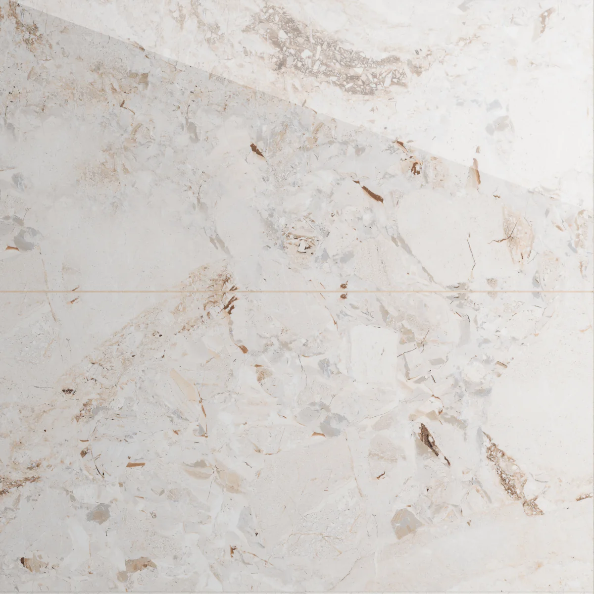 Gresie Rectificata Exterior / Interior Era Stone White 60 x 120 Cm Lucioasa Portelanata Tip Piatra Naturala