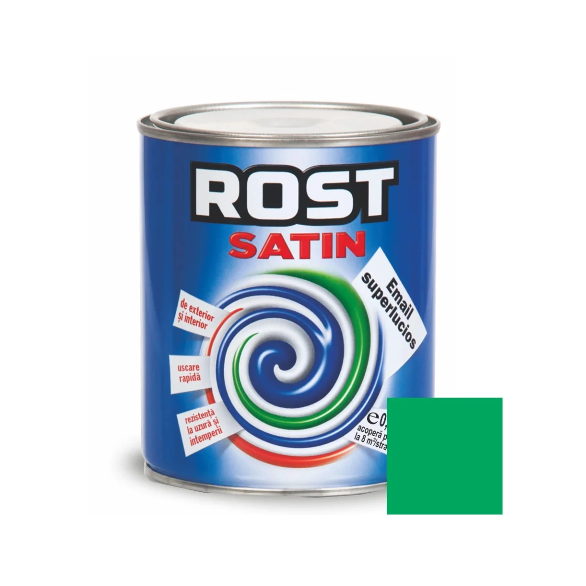Email Satin 0.6 L Verde Iarba