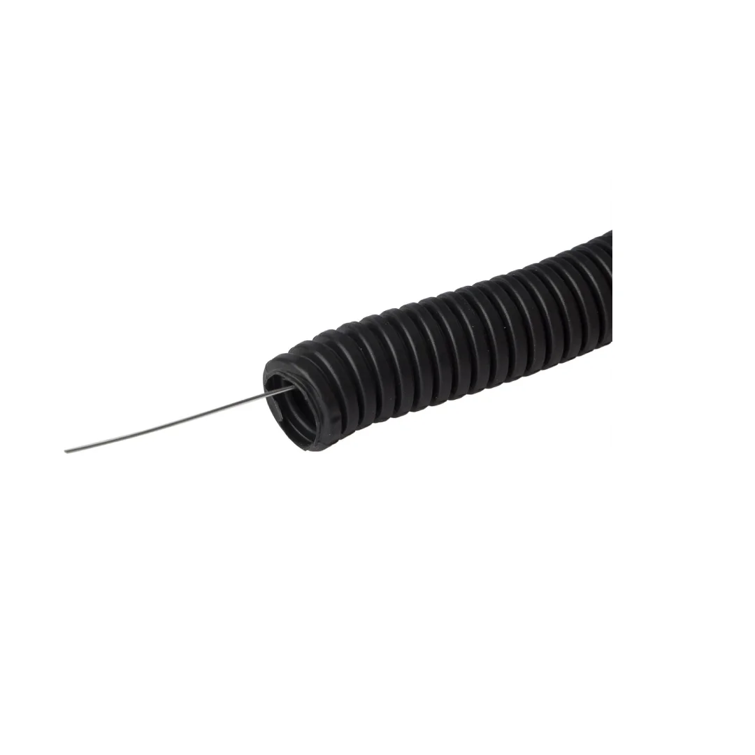 Copex Tub Flexibil PVC Cu Sarma 20 mm Negru