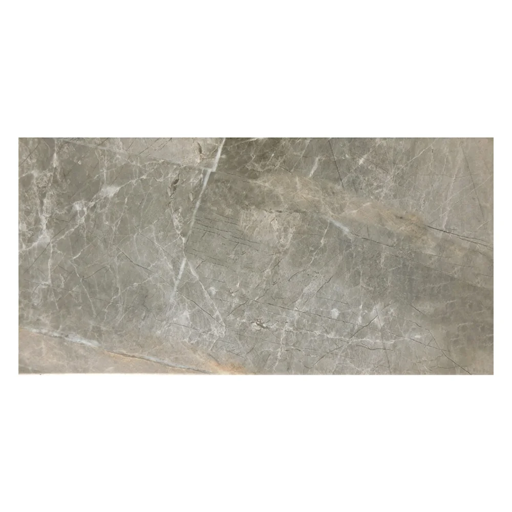 Gresie Exterior / Interior Antiderapanta Alanya Anthracite 30 x 60 cm Mata Portelanata Tip Marmura
