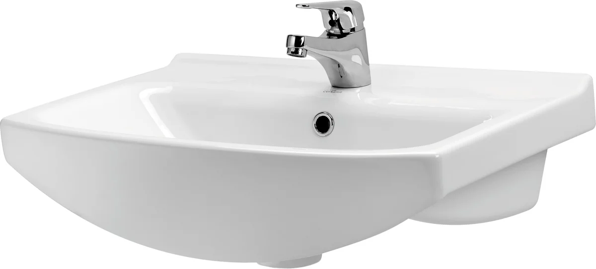 Lavoar / Chiuveta Baie Incastrata Cersanit Cersania K11-0046 60 cm Alb