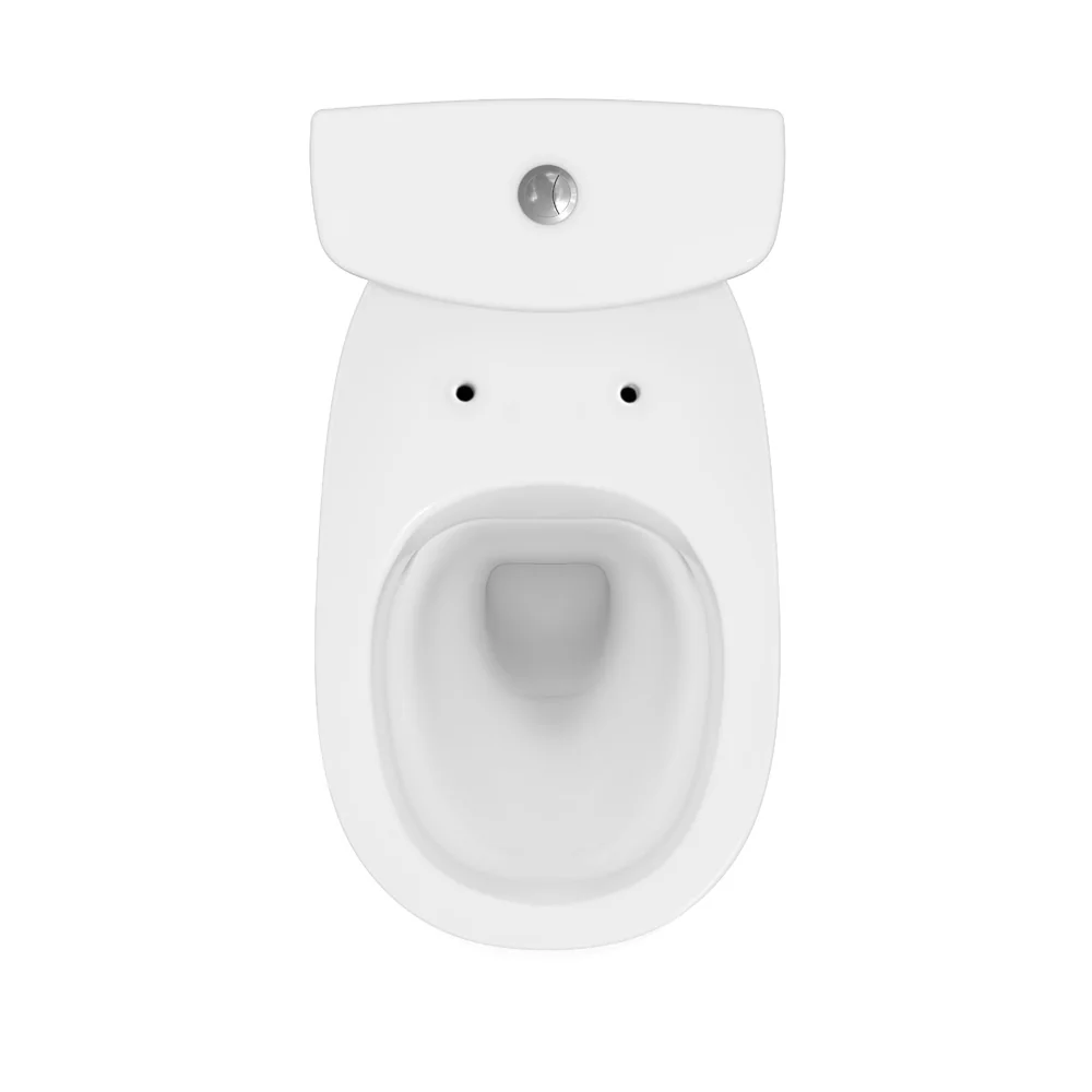 Set Vas WC Pe Pardoseala Rimless Cu Rezervor Cersanit 659 Arteco + Mecanism Si Capac Polipropilena Cu Soft Close K667-069