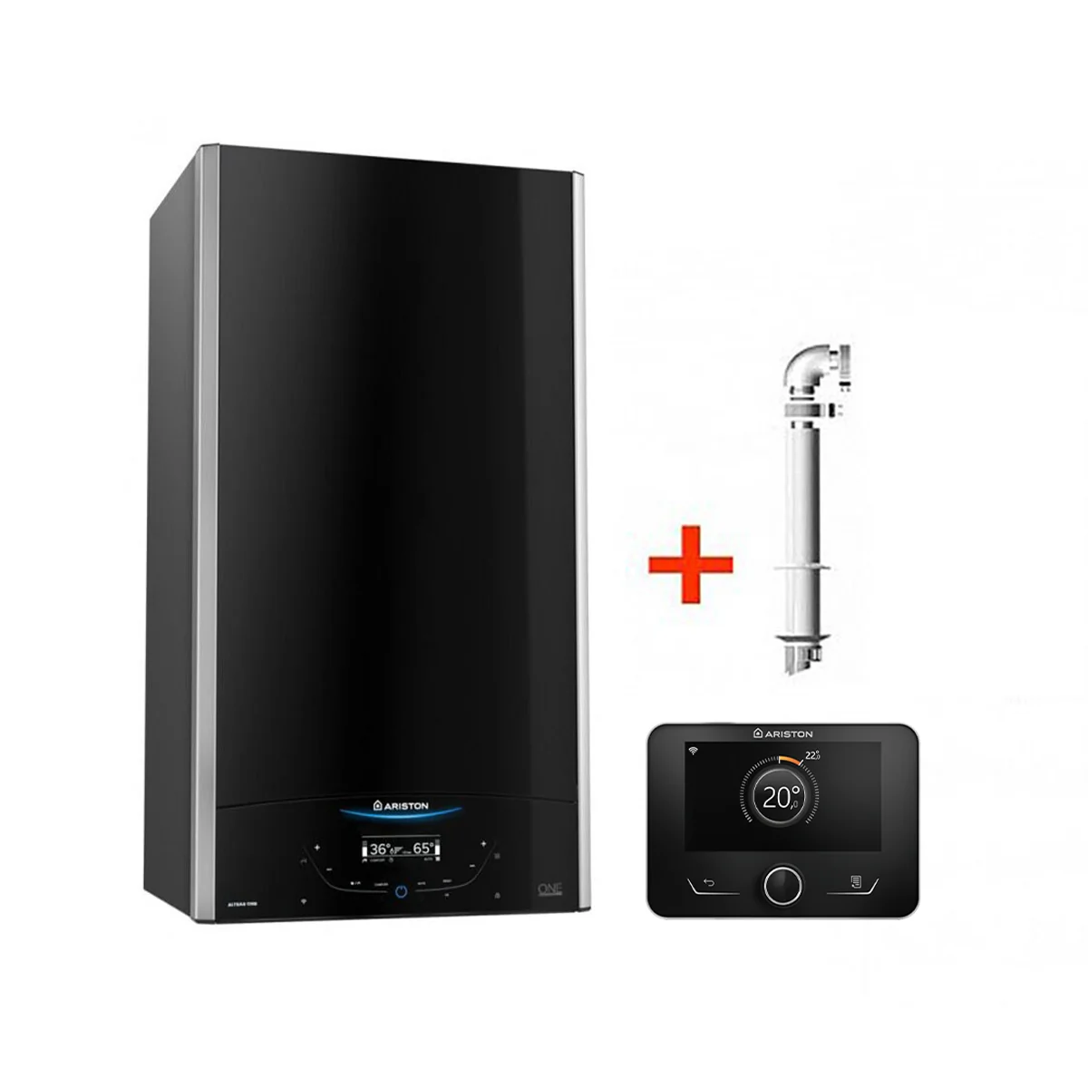 Centrala Termica Alteas ONE Net Ariston 24 KW + Kit Evacuare + Termostat