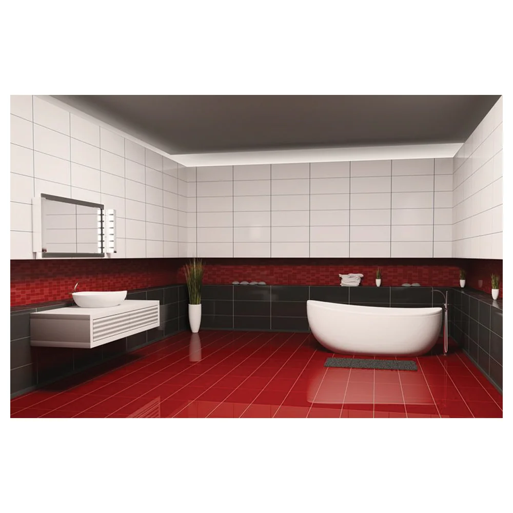 Gresie Exterior / Interior Portelanata Opal Red 33 x 33 Cm Mata