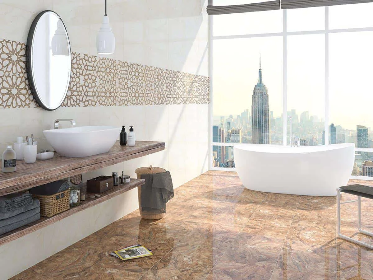 Faianta Decorativa Bergama Cream 25 x 50