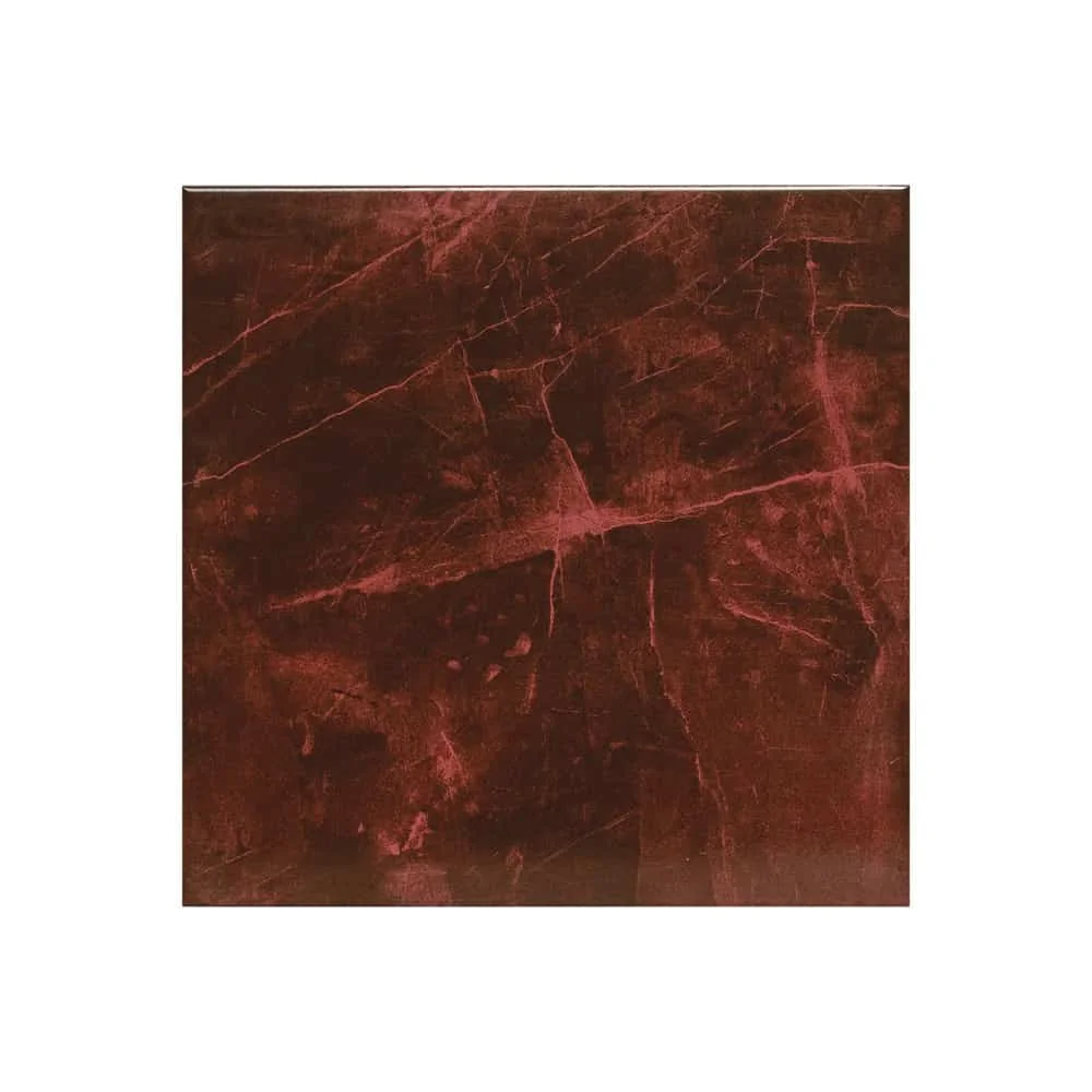 Gresie Exterior / Interior Porțelanată Troppica Claret Red 33 x 33 cm Mată Tip Marmură
