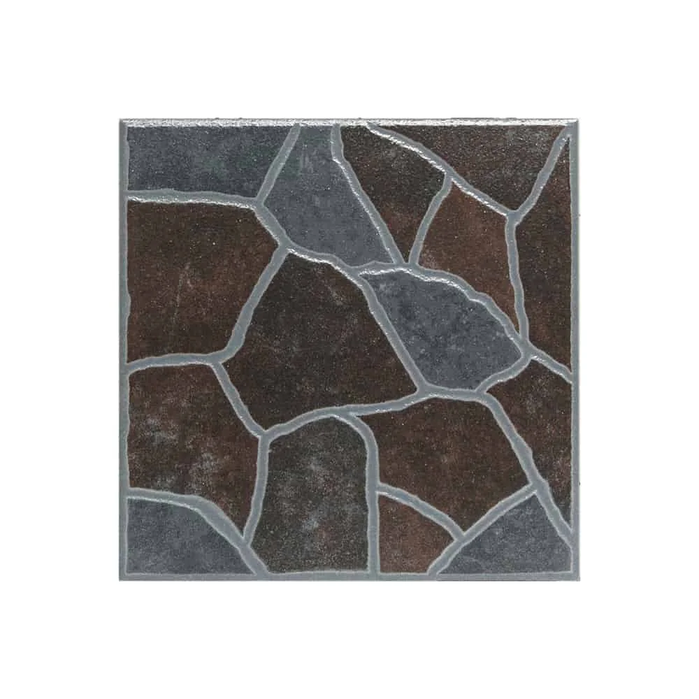 Gresie Exterior / Interior Portelanata Stone Negro 33 x 33 cm Mata Tip Piatra