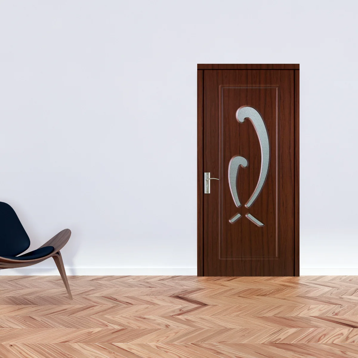 Usa De Interior Din Lemn Style 160 Cu Geam Teak 2000/800