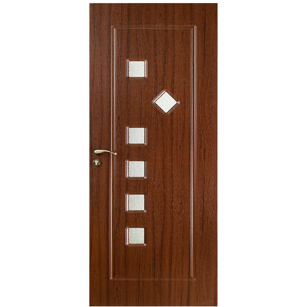Usa De Interior Din Lemn Style 014 Cu Geam Teak 2000/800