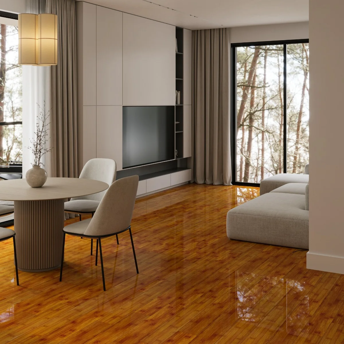 Parchet Laminat Royal/Robust Glossy 12.3 mm - 2220-1 Bambus