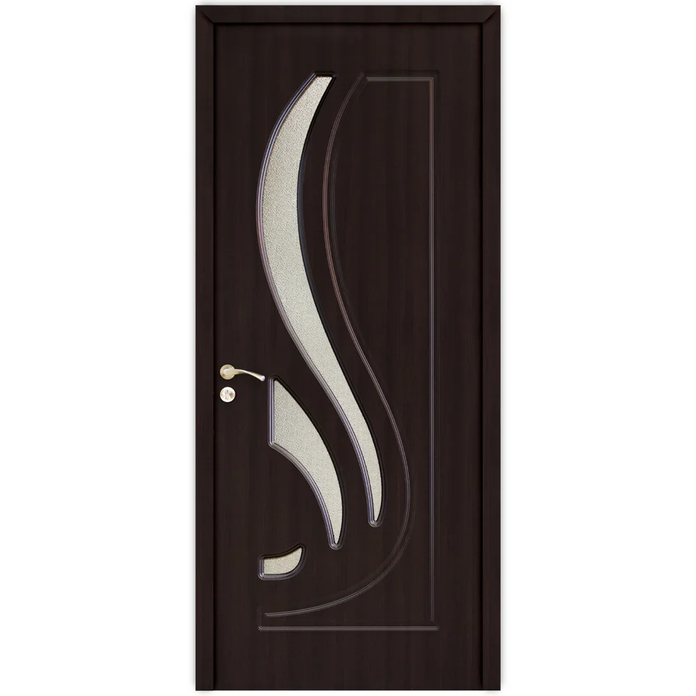 Usa Interior Din MDF OP 154 Reversibila Toc Inclus Cu Geam Wenge 70 x 200 cm