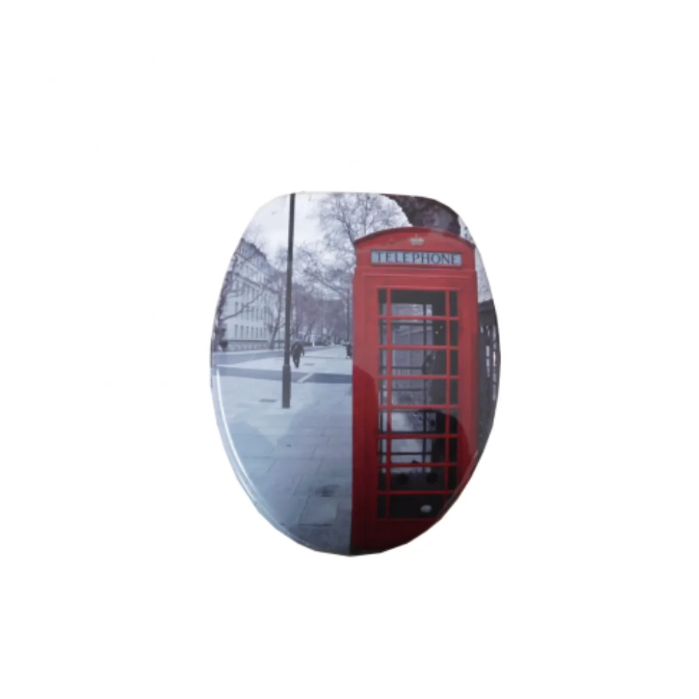 Capac Vas WC Decor London 3 Fete MDF (C122)