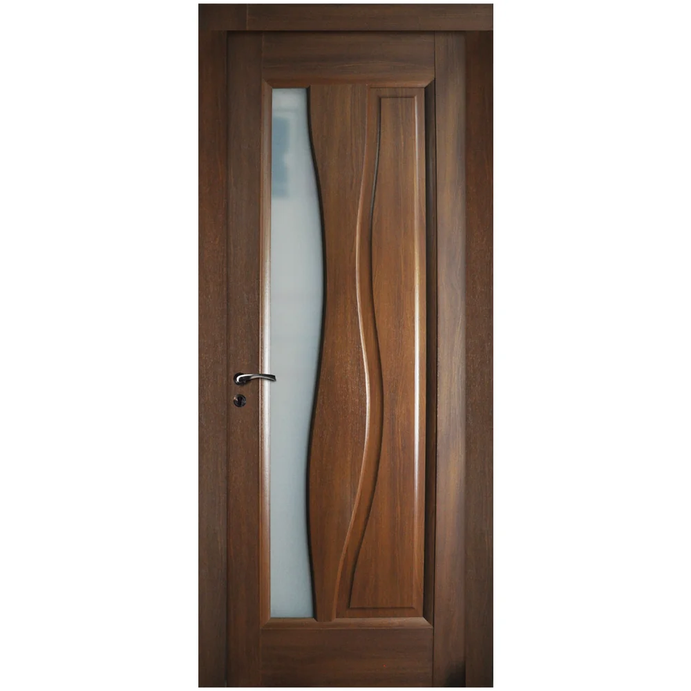 Usa De Interior Din Lemn Combi Cu Geam KMC 318 2000/600 Stejar Inchis